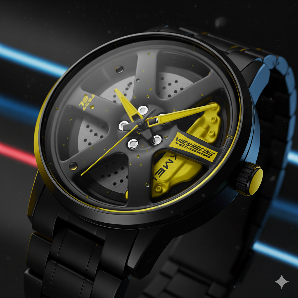 GTR Nismo Wheel-Inspired Watch for Men – Bold Design, Durable Build & Water Resistant