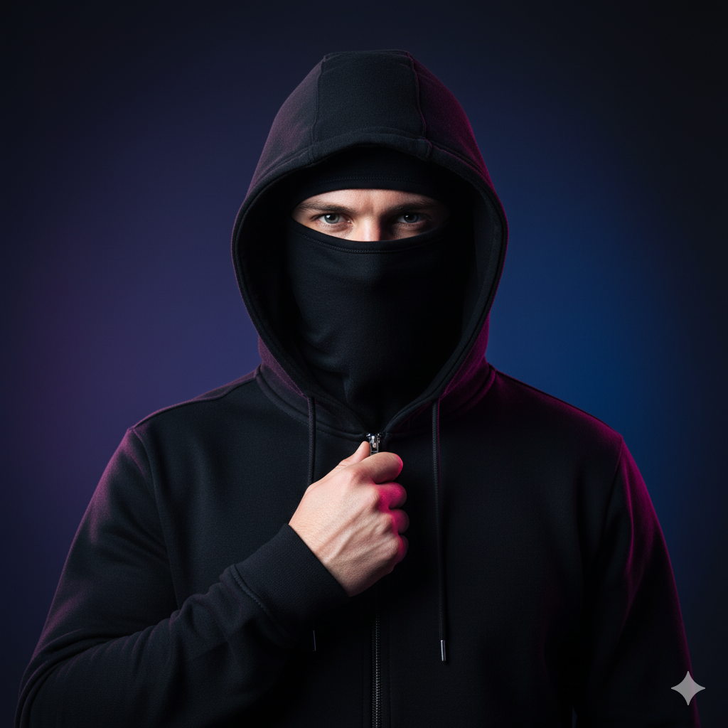 Ninja Style Heavyweight Fleece Hoodie with Built-In Balaclava β 402 GSM Ultimate Winter Streetwear