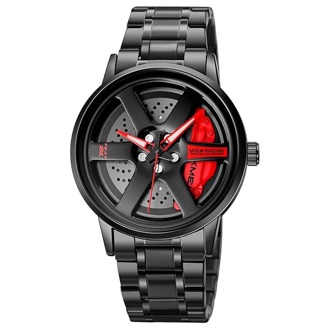 GTR Nismo Wheel-Inspired Watch for Men – Bold Design, Durable Build & Water Resistant